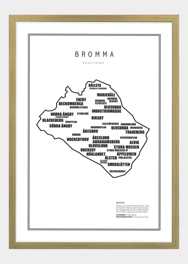 TEXT KARTA BROMMA