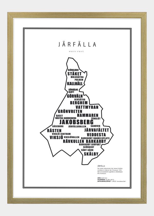 TEXT KARTA JÄRFÄLLA