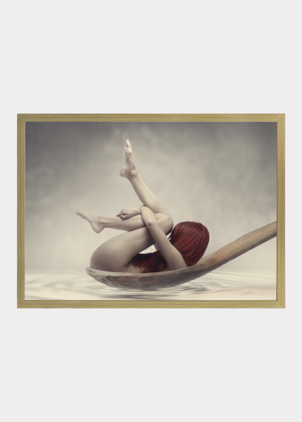 NAKED IN A WOOD SPOON