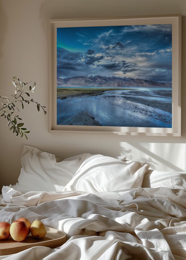 SKY, MOUNTAINS AND WATER