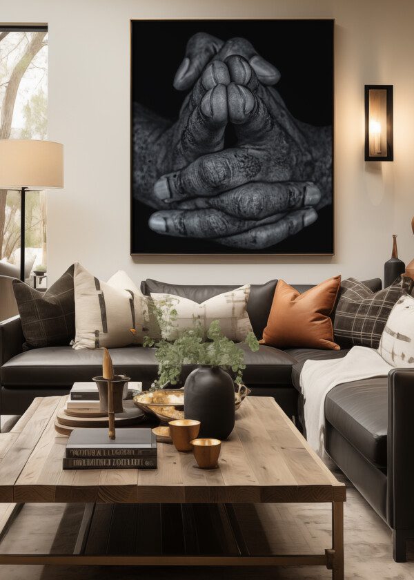 CLASPED HANDS