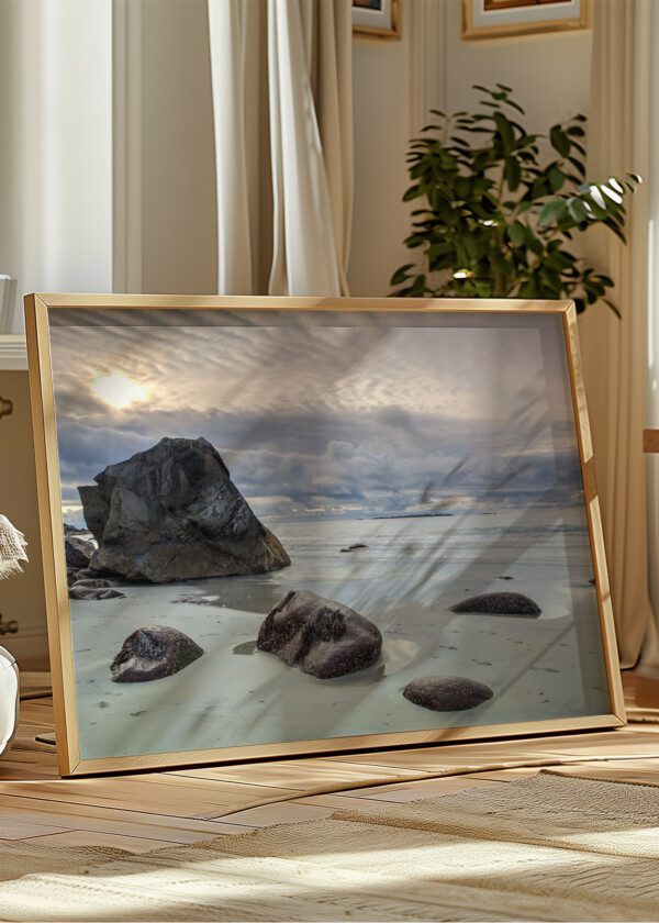ROCKS ON THE BEACH