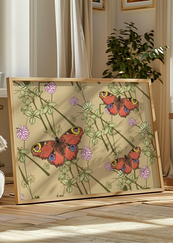 PATTERN OF WILDFLOWERS. VECTOR ILLUSTATION