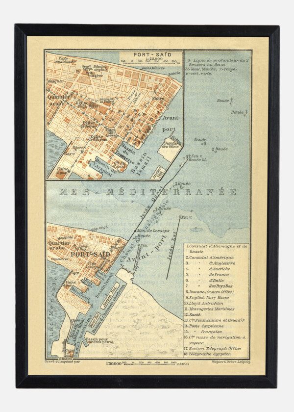 PORT SAID, EGYPTEN 1909