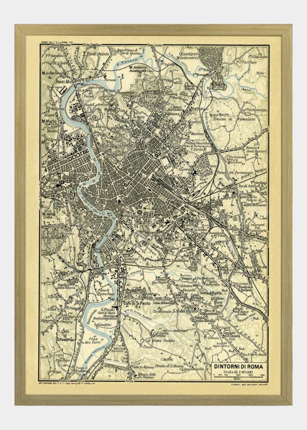 DINTORNI DI ROMA, ITALIEN 1930