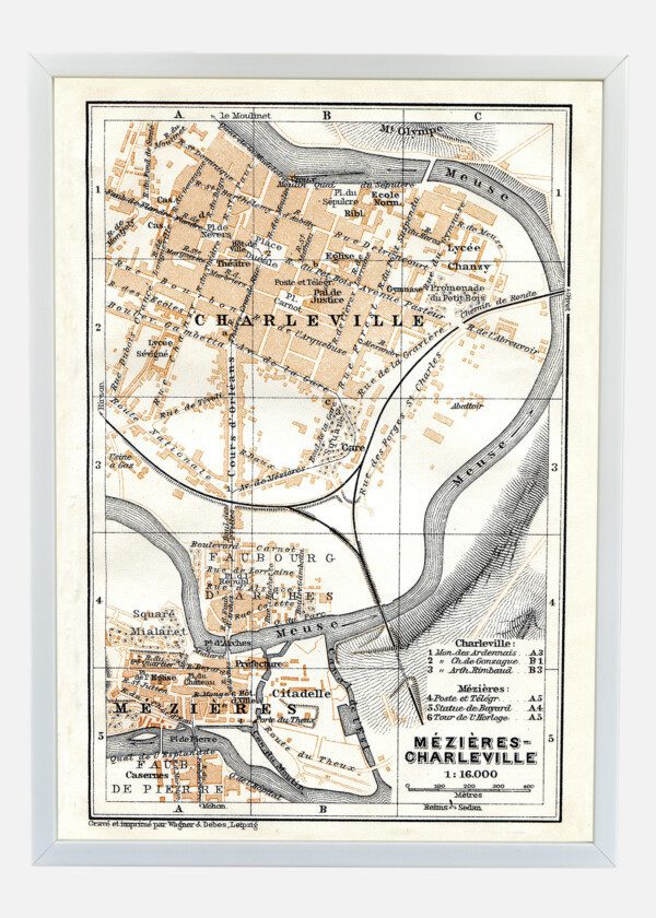 MÉZIÈRES CHARLEVILLE, FRANKRIKE 1909