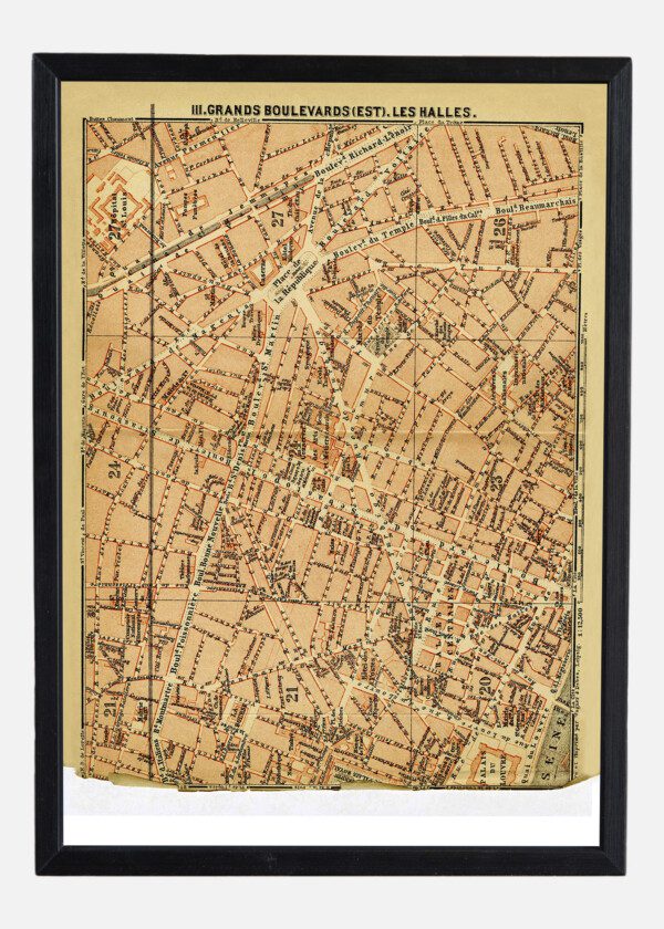 PARIS GRANDS BOULEVARDS, FRANKRIKE 1909