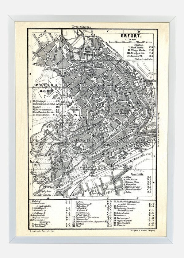 ERFURT, TYSKLAND 1897