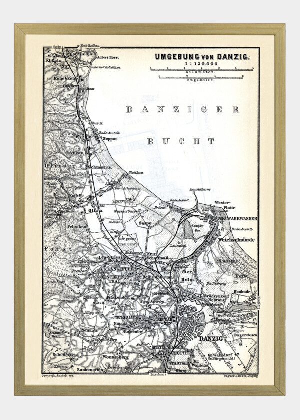 UMGEBUNG VON DANZIG, TYSKLAND 1897