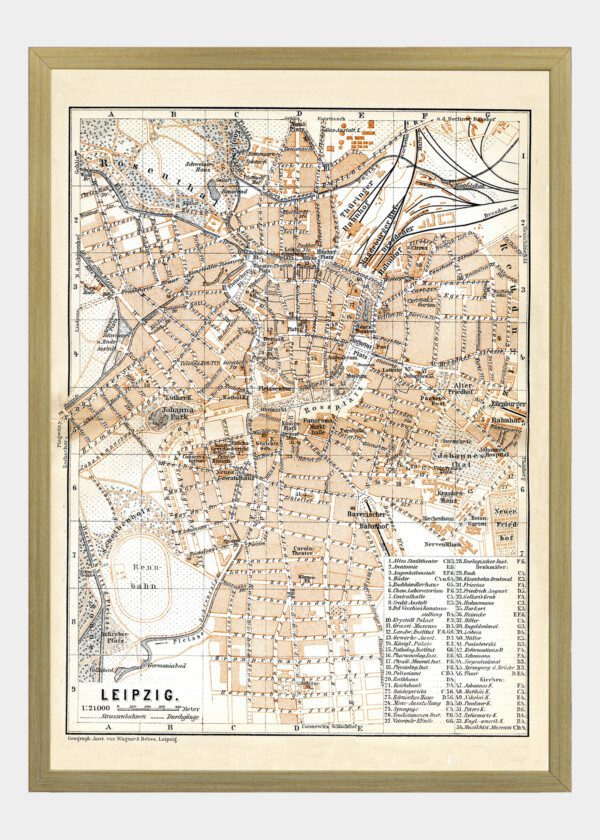 LEIPZIG, TYSKLAND 1897
