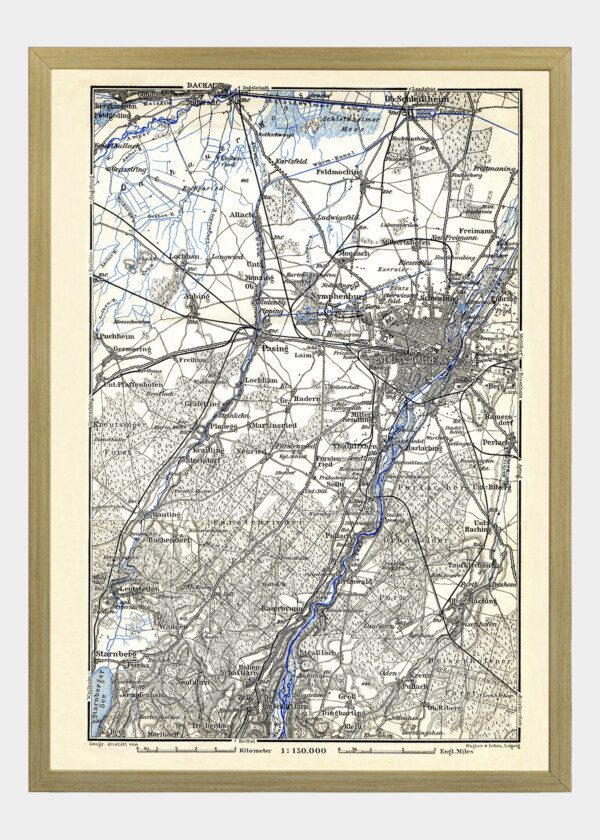 MÜNCHEN, TYSKLAND 1907