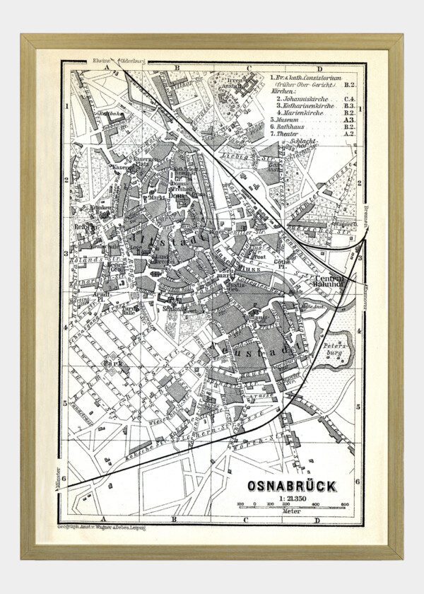 OSNABRÜCK, TYSKLAND 1897