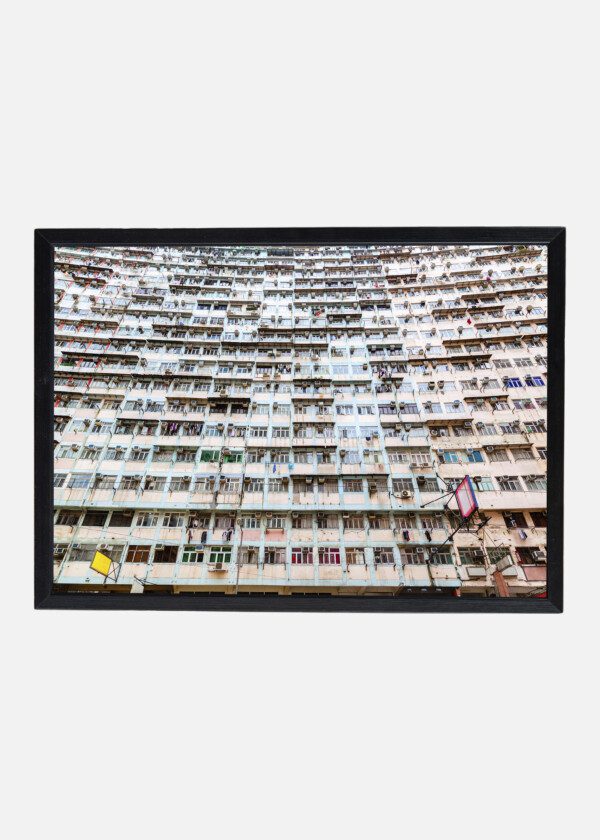 OVER CROWDED HOUSING IN HONG KONG'S OLD RESIDENTIAL DISTRICT OF QUARRY BAY. WITH A POPULATION OF OVER 7 MILLION