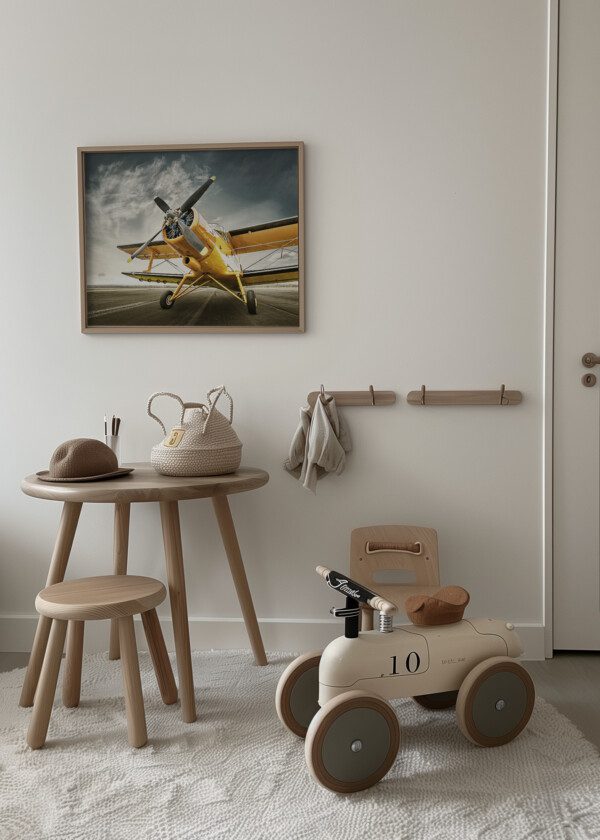HISTORICAL AIRCRAFT ON A RUNWAY