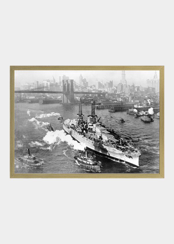 WARSHIPS IN N.Y. PORT