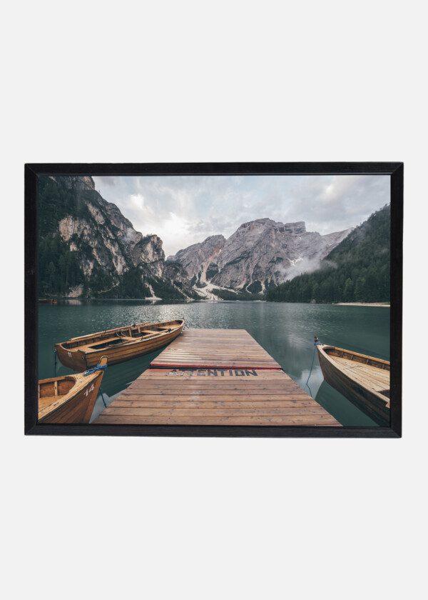 LAKE AND HIGH MOUNTAINS