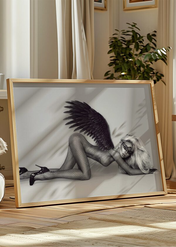 SEXY WOMAN WITH WINGS