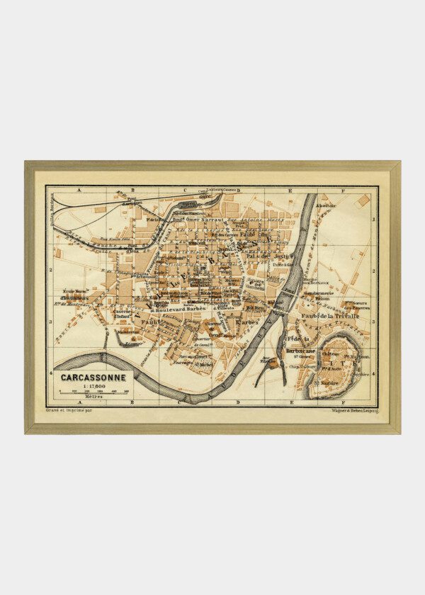 CARCASSONE, FRANKRIKE 1909