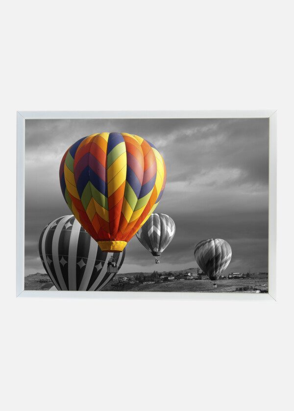 COLOR ACCENTED HOT AIR BALLOON
