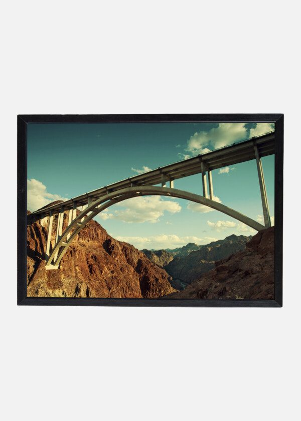 THE PAT TILLMAN BRIDGE SPANNING THE HOOVER DAM GORGE