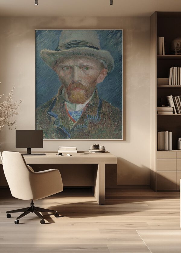 SELF-PORTRAIT, BY VINCENT VAN GOGH, 1887