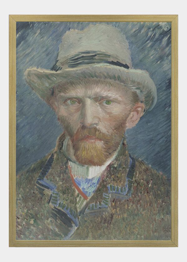 SELF-PORTRAIT, BY VINCENT VAN GOGH, 1887
