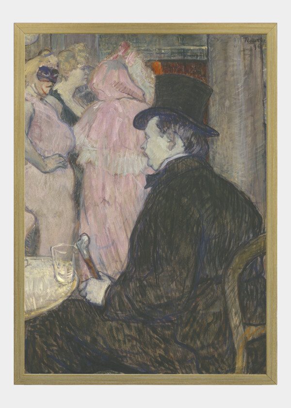 MAXIME DETHOMAS, BY HENRI DE TOULOUSE-LAUTREC, 1896