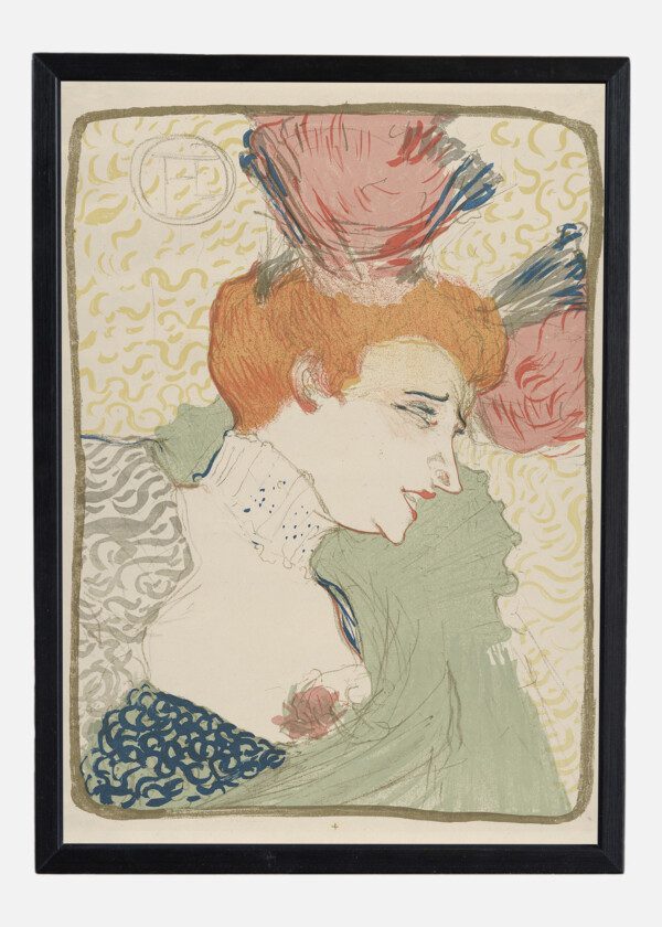 MADEMOISELLE MARCELLE LENDER, BY HENRI DE TOULOUSE-LAUTREC