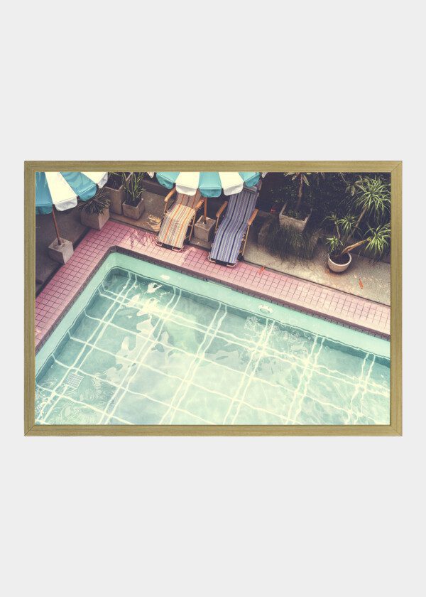 SWIMMING POOL IN SUMMER TIME