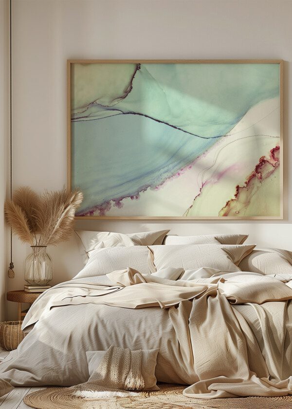 COLORFUL ABSTRACT PAINTING BACKGROUND
