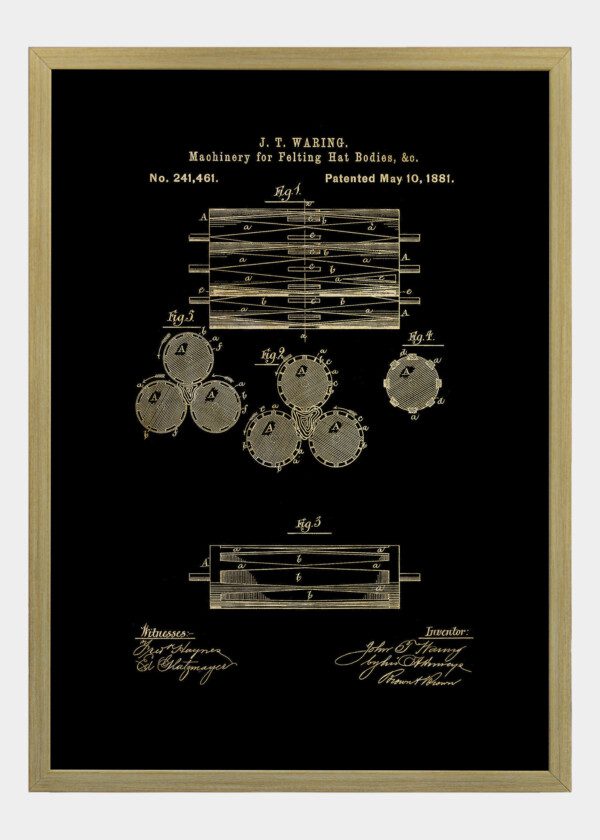 MACHINERY FOR FELTING HAD BODIES, &C