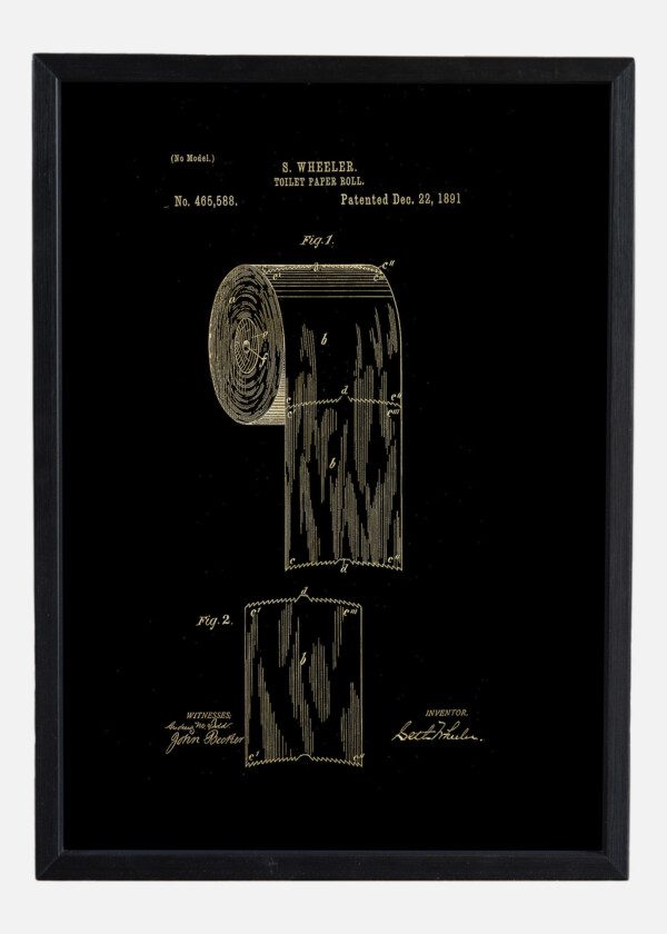 Motiv: Patent Print - Toilet Paper Roll